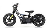 12” Kids Electric Bike - WHITE/ Black - MotoX1 Motocross ATV 