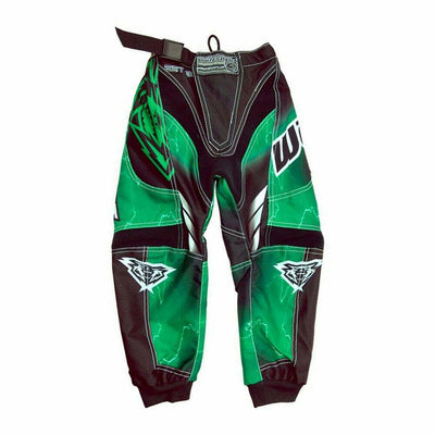 Wulfsports Cub Forte Race Suit Kids Children Motocross Trouser Pants - GREEN - MotoX1 Motocross ATV 