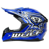 WULFSPORT CUB FLITE-XTRA  KIDS MX HELMET - GREEN - MotoX1 Motocross ATV 